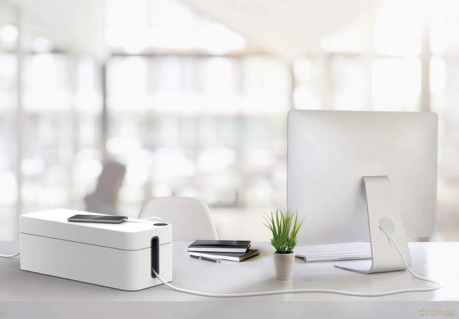 DURABLE Kabelbox CAVOLINE L grau