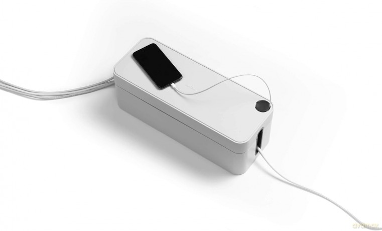 DURABLE Kabelbox CAVOLINE L grau