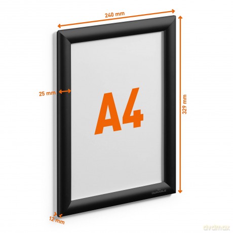 Durable: DURABLE Klapprahmen DURAPRINT schwarz