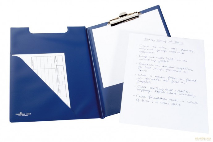 DURABLE Klemmbrettmappe DIN A4 blau