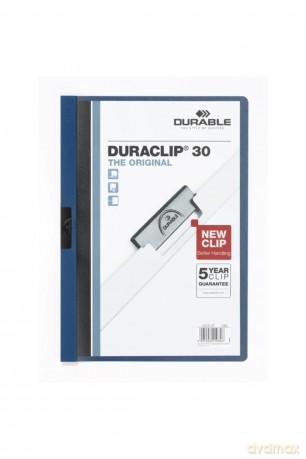 DURABLE Klemmmappe/2200-07, dunkelblau,