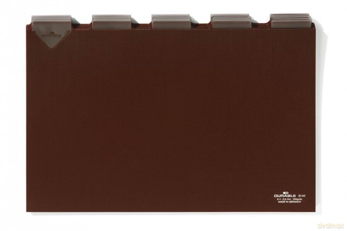 Durable: DURABLE Leitkarten A4 braun