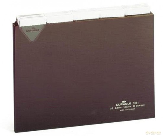 Durable: DURABLE Leitkarten A4 braun