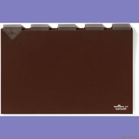 Durable: DURABLE Leitkarten A4 braun