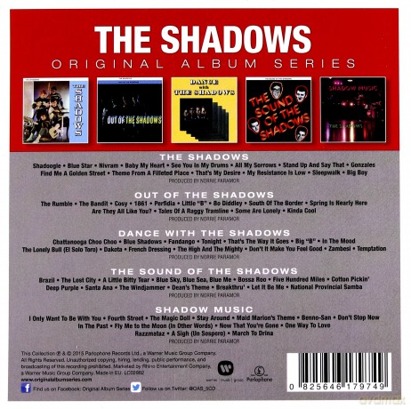 The Shadows: Original Album Series [BOX] [5CD]