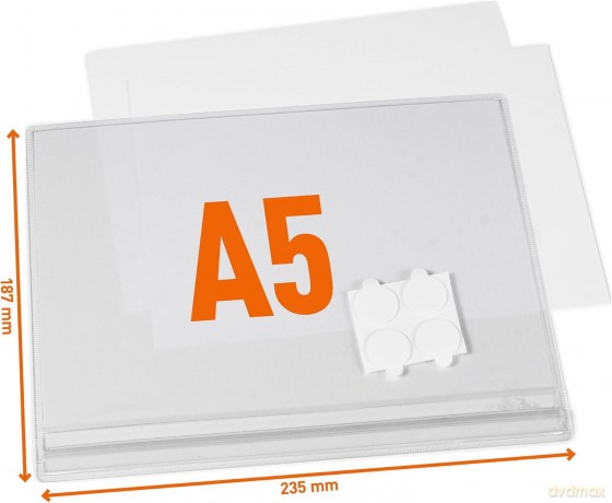 Durable: DURABLE Plakattasche A5 wasserdicht und