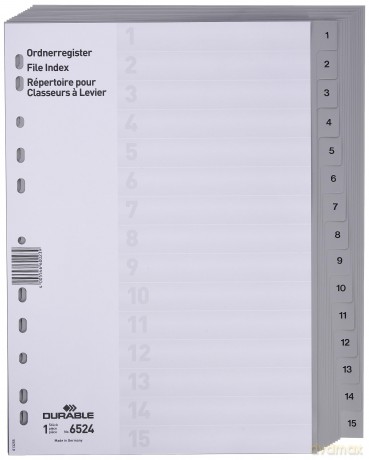 DURABLE Register 1-15/6524-10 1-15