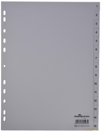 DURABLE Register 1-15/6524-10 1-15