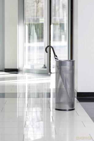 Durable: DURABLE Schirmstnder 335023 silber Stah