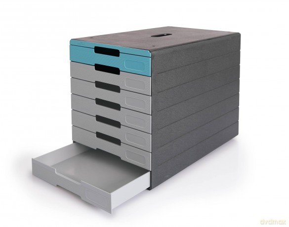 Durable: DURABLE Schubladenbox IDEALBOX PLUS gra