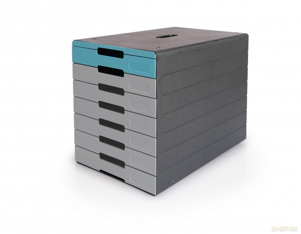 Durable: DURABLE Schubladenbox IDEALBOX PLUS gra