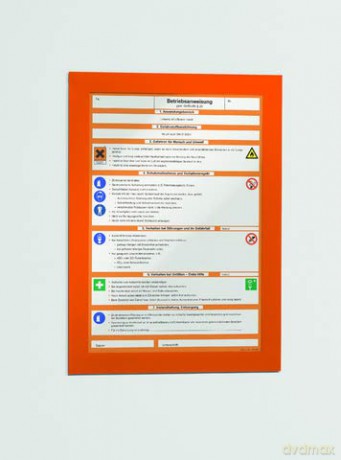 Durable: Duraframe A4 orange 2 Stck.