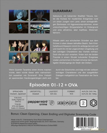 Durarara!! (Vol.1) Ep 01-12 [2xBlu-Ray]