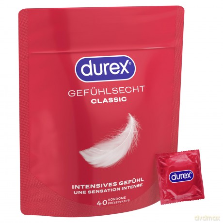 durex Kondome Gefźhlsecht Classic, 40 St