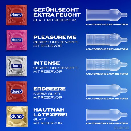 durex Kondome Love Mix, 40 St.