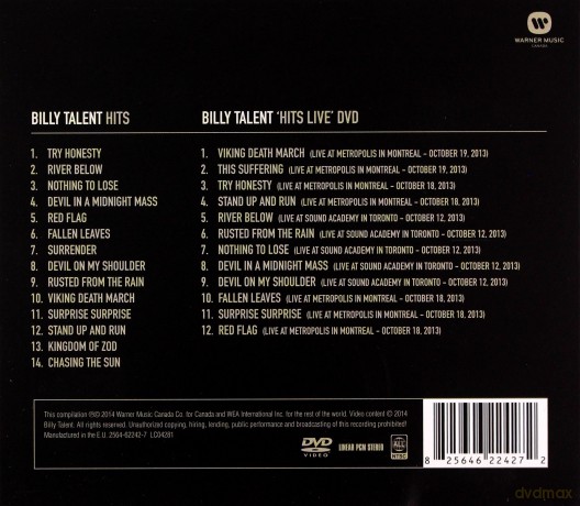 Billy Talent: Hits [CD]+[DVD]