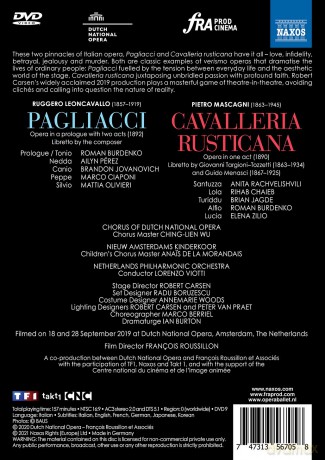 Dutch National Opera/Viotti-Leoncavallo:Pagliacci [DVD]