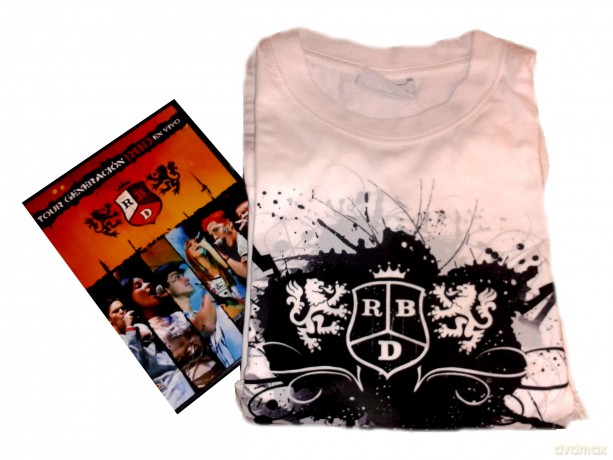 Rbd: Dvd Tour Generation Inlc. White T-Shirt Size 12/152