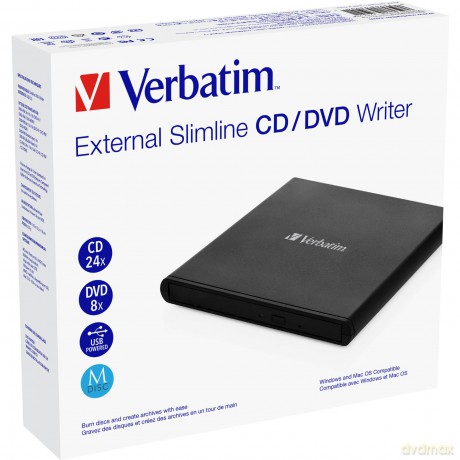 DVW Verbatim ext. Slimline USB2.0 CD/DVD