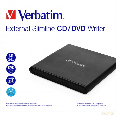 DVW Verbatim ext. Slimline USB2.0 CD/DVD