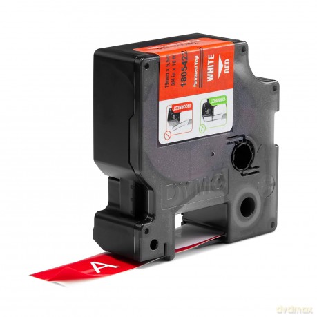DYMO Band 1805422 Wei/rot 19mm