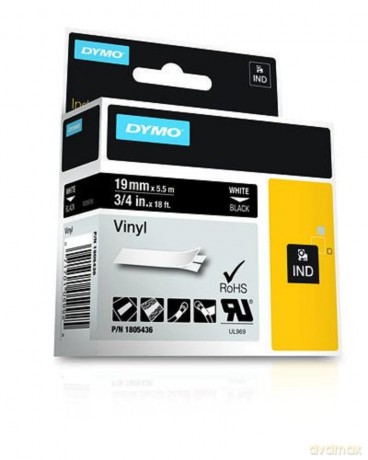 DYMO Band 1805436 Wei/sch.19mm