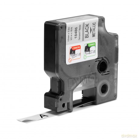 DYMO Band 18486 schw/Metallisi