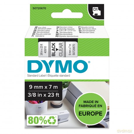 Dymo: DYMO Band D1 40910 schw/Trans