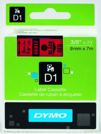 DYMO Band D1 40917 schw/rot