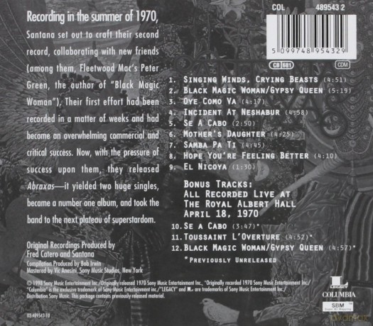 Santana: Abraxas [CD]