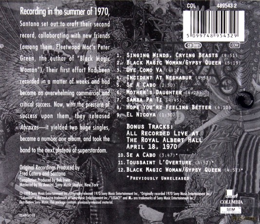 Santana: Abraxas [CD]