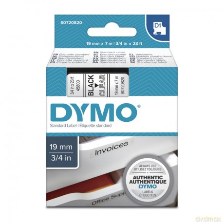 DYMO Band D1 45800 schw/Trans