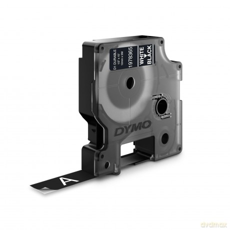 DYMO Band D1 Vinyl 12mm wei/sc