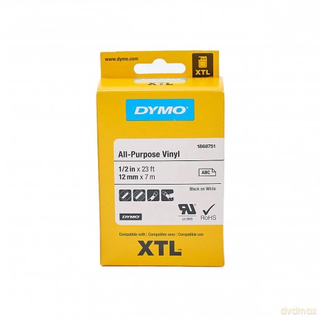 DYMO Band Xtl 12mm schw/weis
