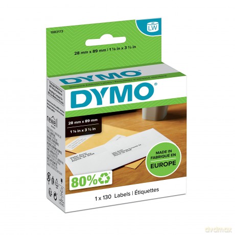DYMO LW-Etikett 28x89mm Pa.1Ro