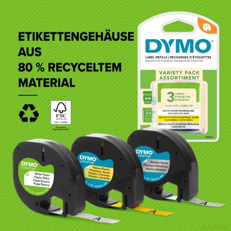 DYMO Schriftband LetraTag 91223 S0721630