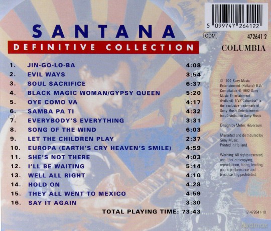 Santana: Definitive Collection [CD]