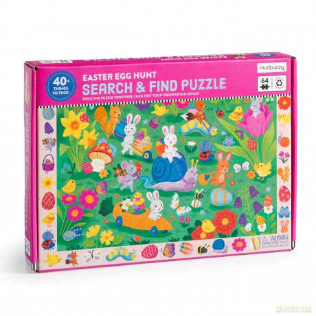 Easter Egg Hunt 64 Piece Search Find Puzzle [KSIĄŻKA]