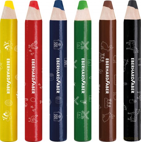 Eberhard Faber: EBERHARD FABER Jumbo MiniMaxi 3in1 Bunts