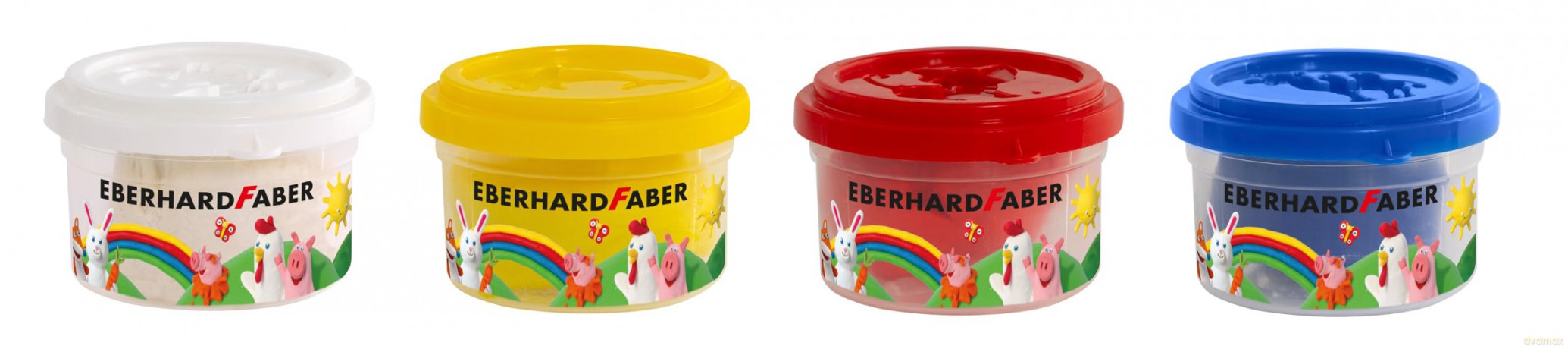 Eberhard Faber: EBERHARD FABER Knete Basisfarben farbsor