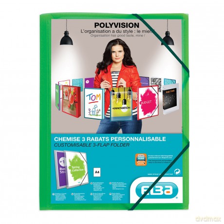 Eckspanner Polyvision,A4,limon
