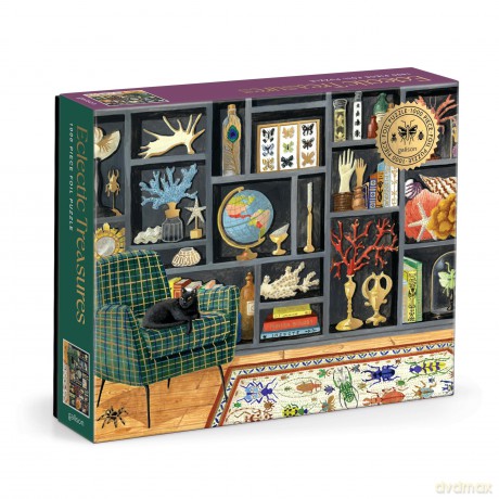 Eclectic Treasures 1000 Piece Foil Puzzle [KSIĄŻKA]