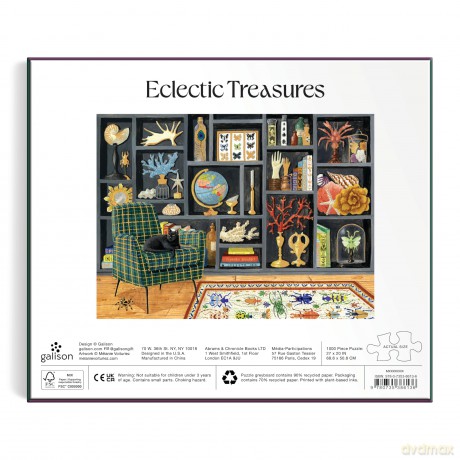 Eclectic Treasures 1000 Piece Foil Puzzle [KSIĄŻKA]