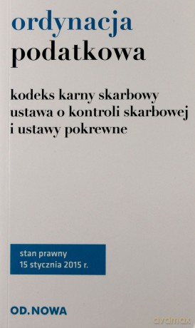 Ordynacja Podatkowa Kodeks Karny Skarbowy Ustawa O Kontroli Skarbowej I Ustawy Pokrewne - Anna Prus [KSIĄŻKA]