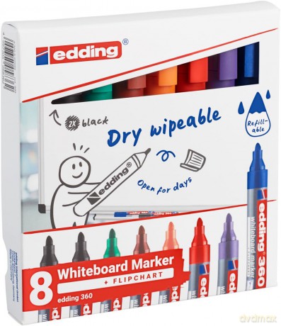 Edding: edding 360 Whiteboard-Marker farbsortier