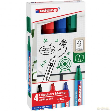 Edding: edding 383 Flipchart-Marker farbsortiert