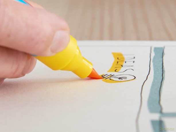 Edding: edding 385 Flipchart-Marker blau 1,0 - 5