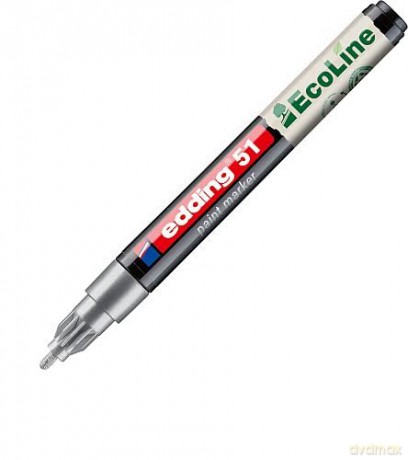 Edding: edding 51 EcoLine Lackmarker silber 1,0