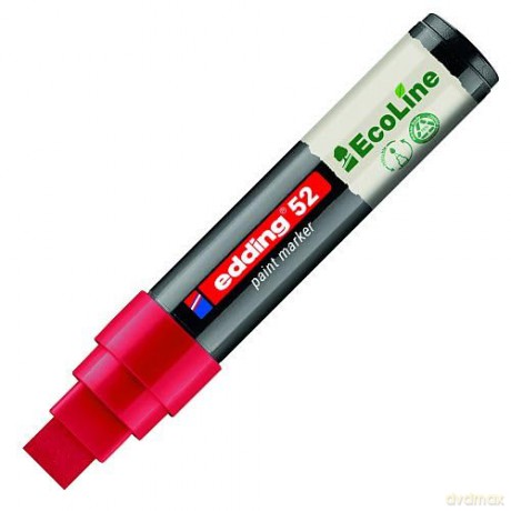 Edding: edding 52 EcoLine Lackmarker rot 4,0 - 1