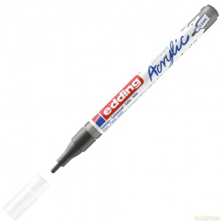 Edding: edding 5300 Acrylstift grau 1,0 - 2,0 mm